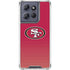 NFL San Francisco 49ers Breakaway Moto G Play 5G (2025) Clear Case